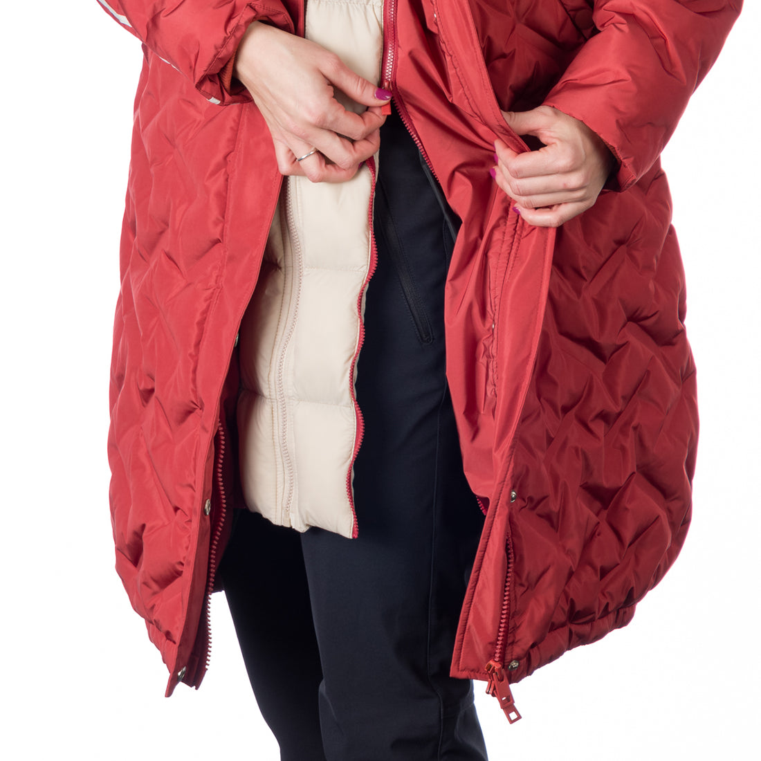 BU-6159SP woman´s sport downlike jacket long style ENID