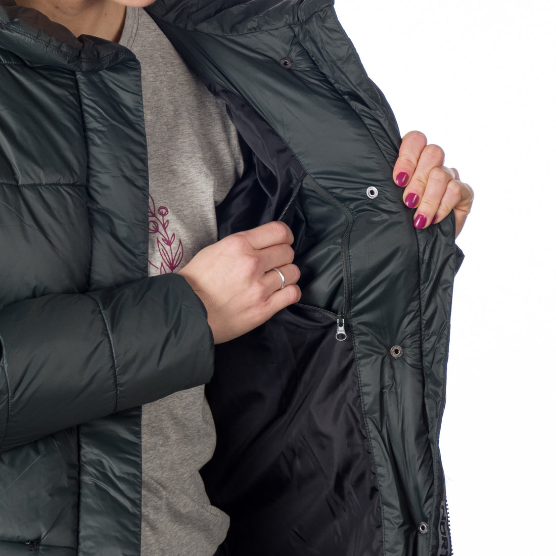 BU-6160SP women's casual quilted short jacket NEVA