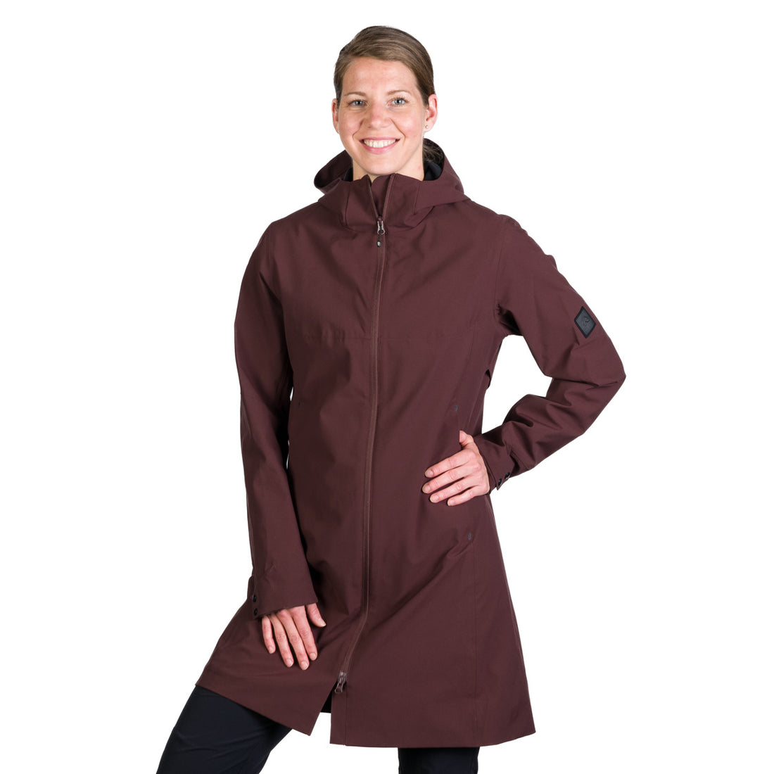 BU-6180OR women's outdoor waterproof hardshell 3L coat CLARICE