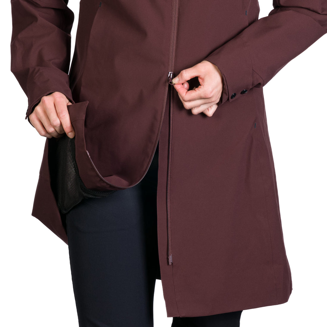 BU-6180OR women's outdoor waterproof hardshell 3L coat CLARICE