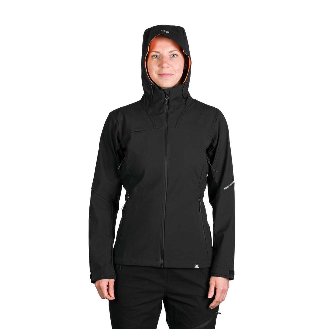 BU-6182OR women's outdoor hoody mountain softshell 3L jacket PATTY