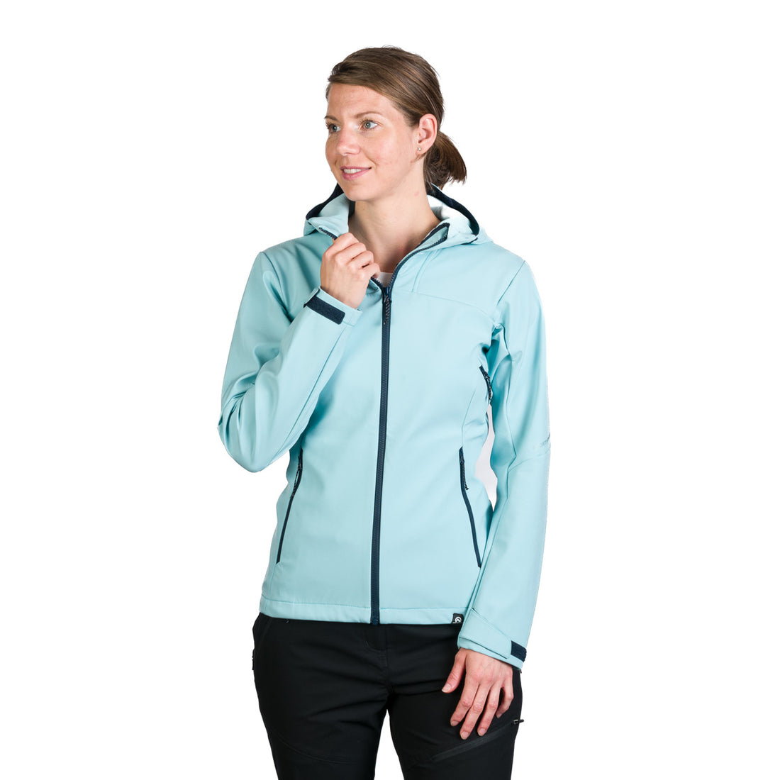 BU-6182OR women's outdoor hoody mountain softshell 3L jacket PATTY