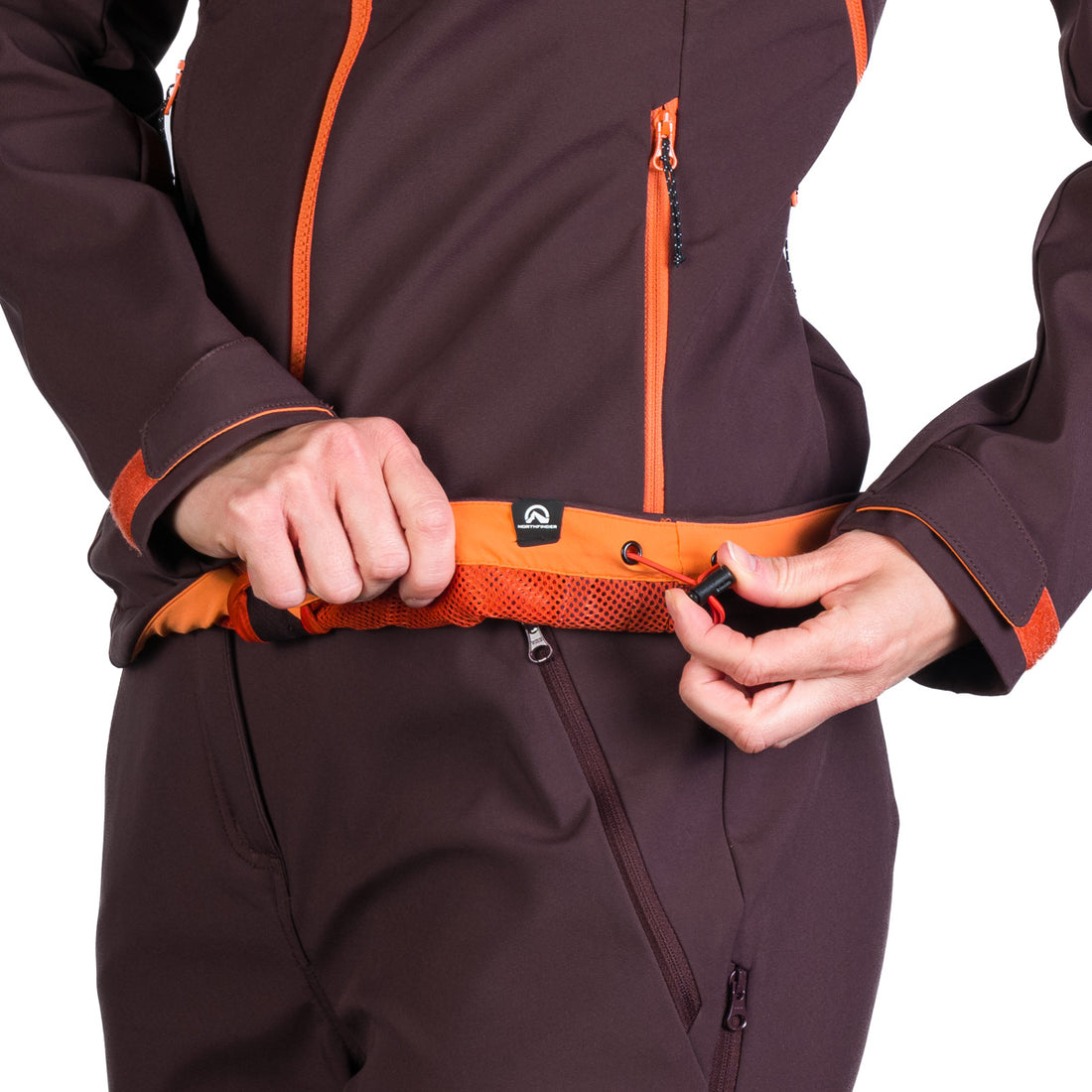 BU-6182OR women's outdoor hoody mountain softshell 3L jacket PATTY