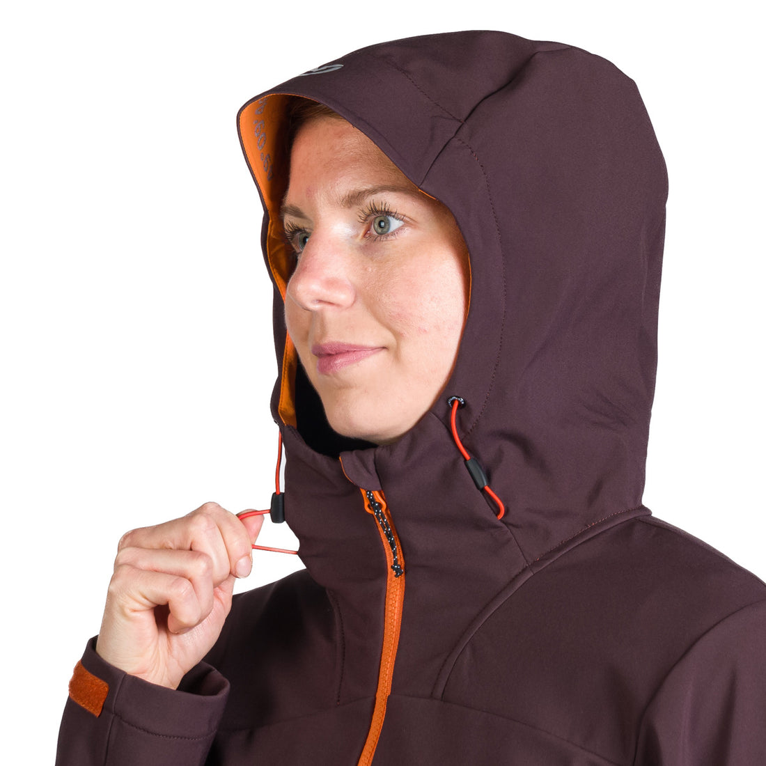 BU-6182OR women's outdoor hoody mountain softshell 3L jacket PATTY