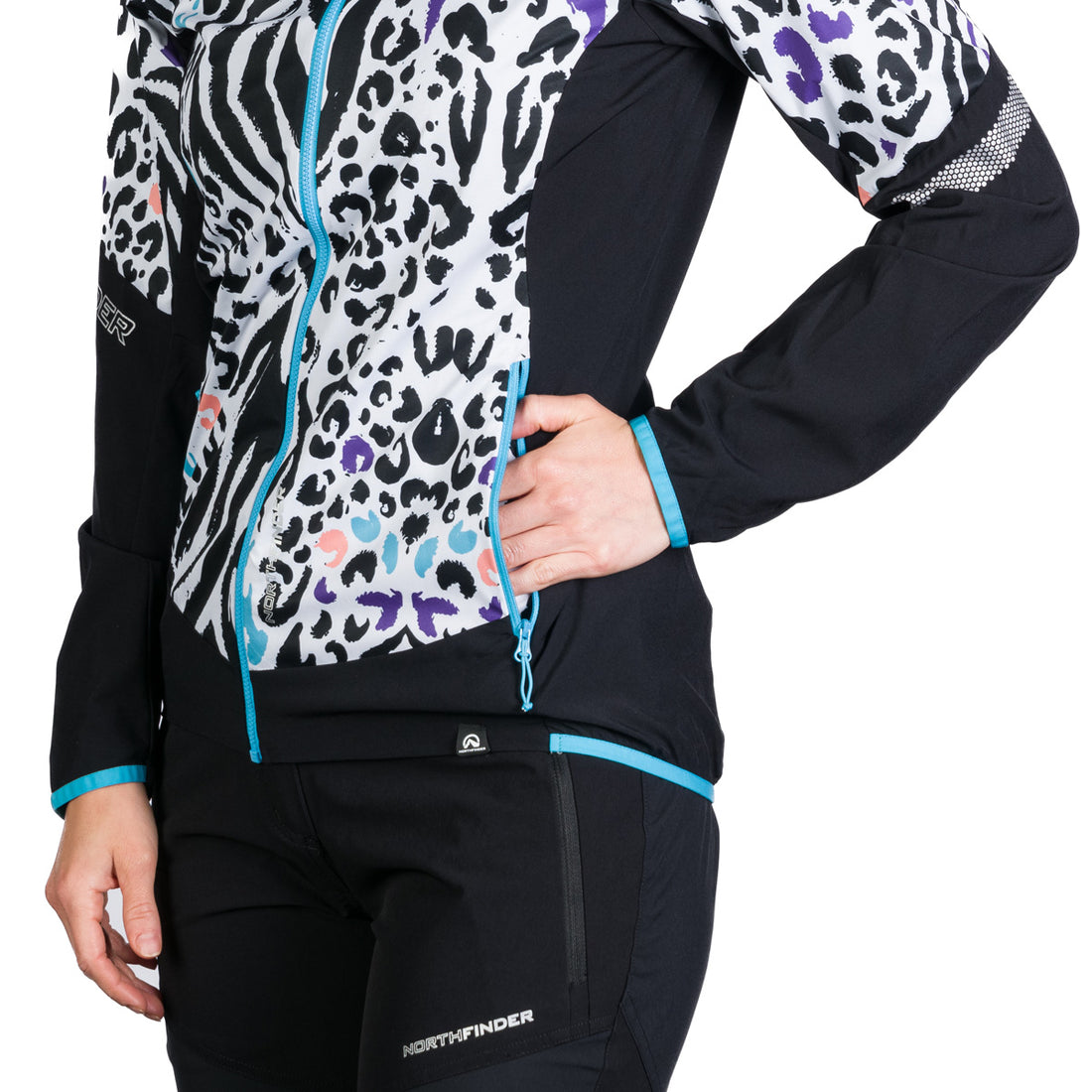 BU-6185OR women's trekking hybrid multisport lightweight jacket 2.5L DELORES
