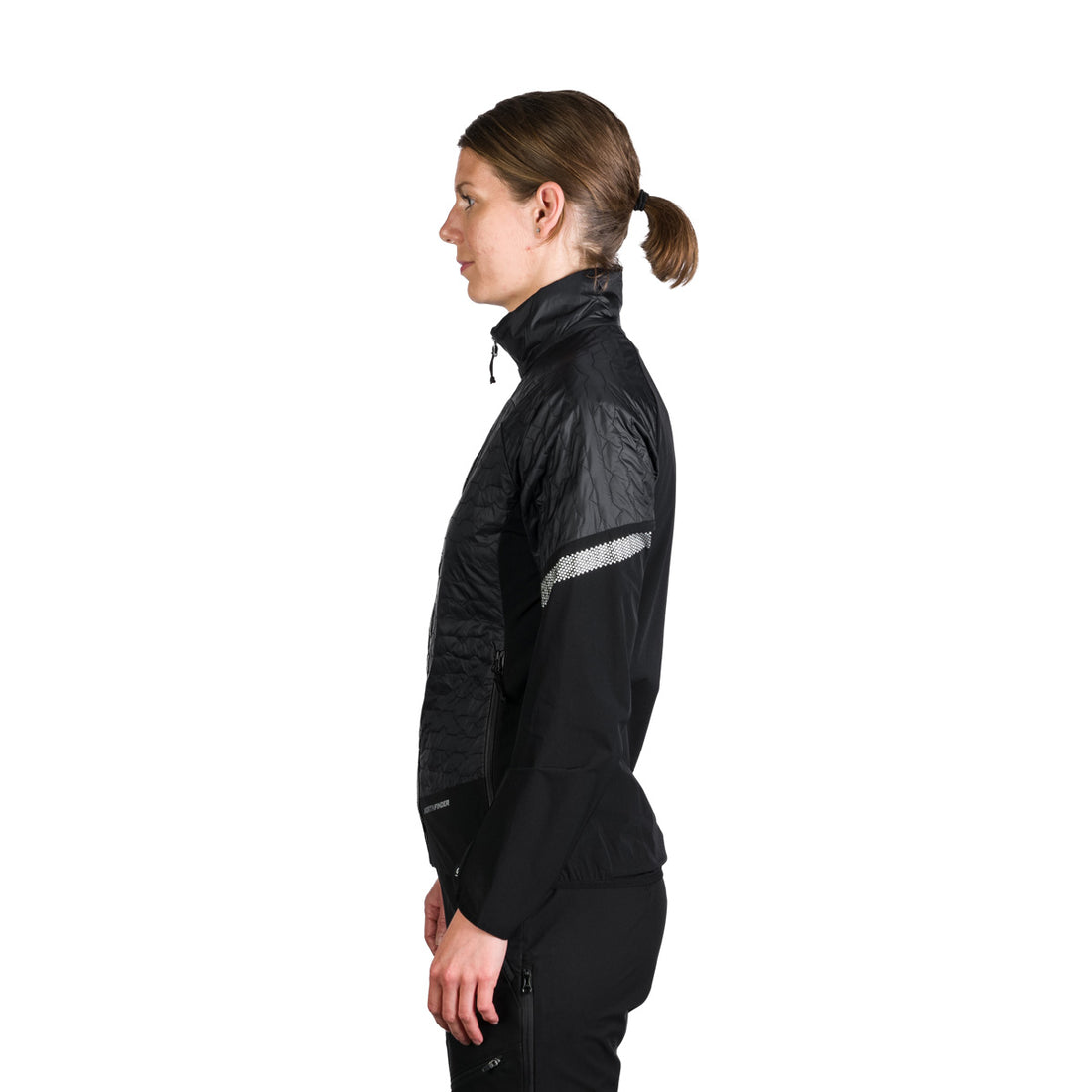 BU-6186OR women's light insulated active hybrid jacket  THERESA