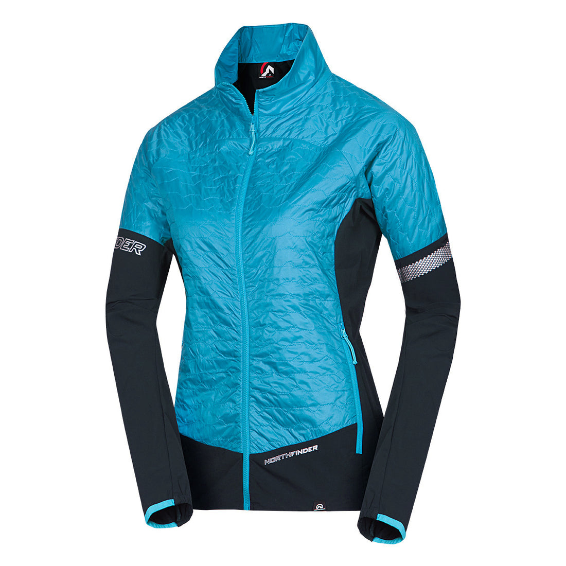 BU-6186OR women's light insulated active hybrid jacket  THERESA