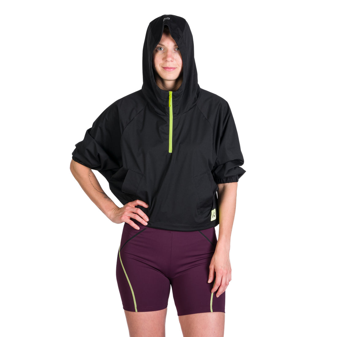 BU-6193SP women's oversized cropped lightweight jacket 2.5L PAMELA