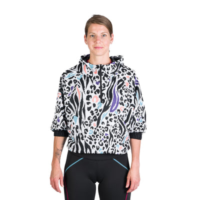 BU-6193SP women's oversized cropped lightweight jacket 2.5L PAMELA