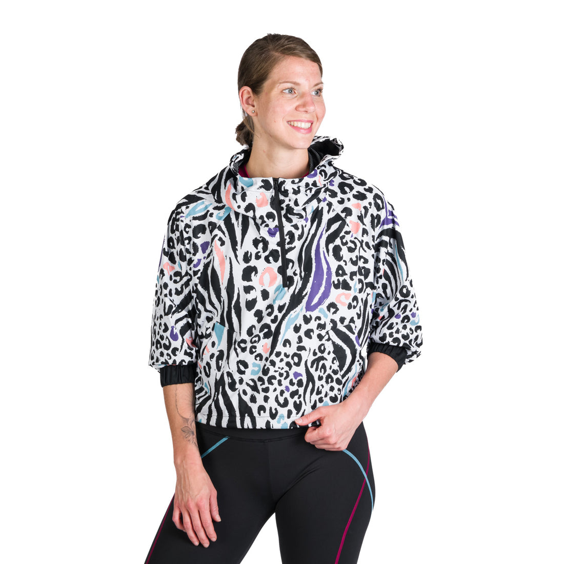 BU-6193SP women's oversized cropped lightweight jacket 2.5L PAMELA
