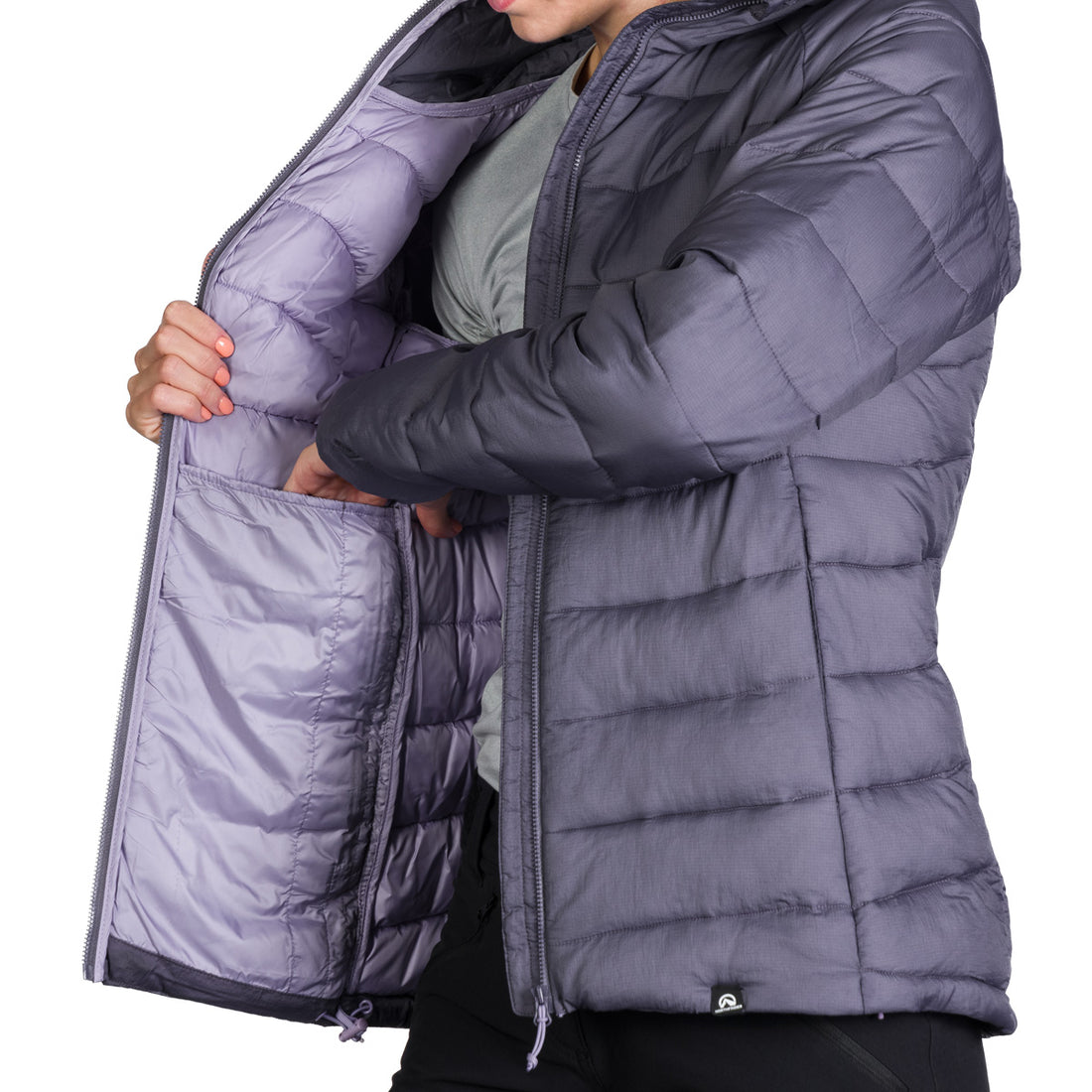 BU-6201OR women's insulated outdoor jacket downlike