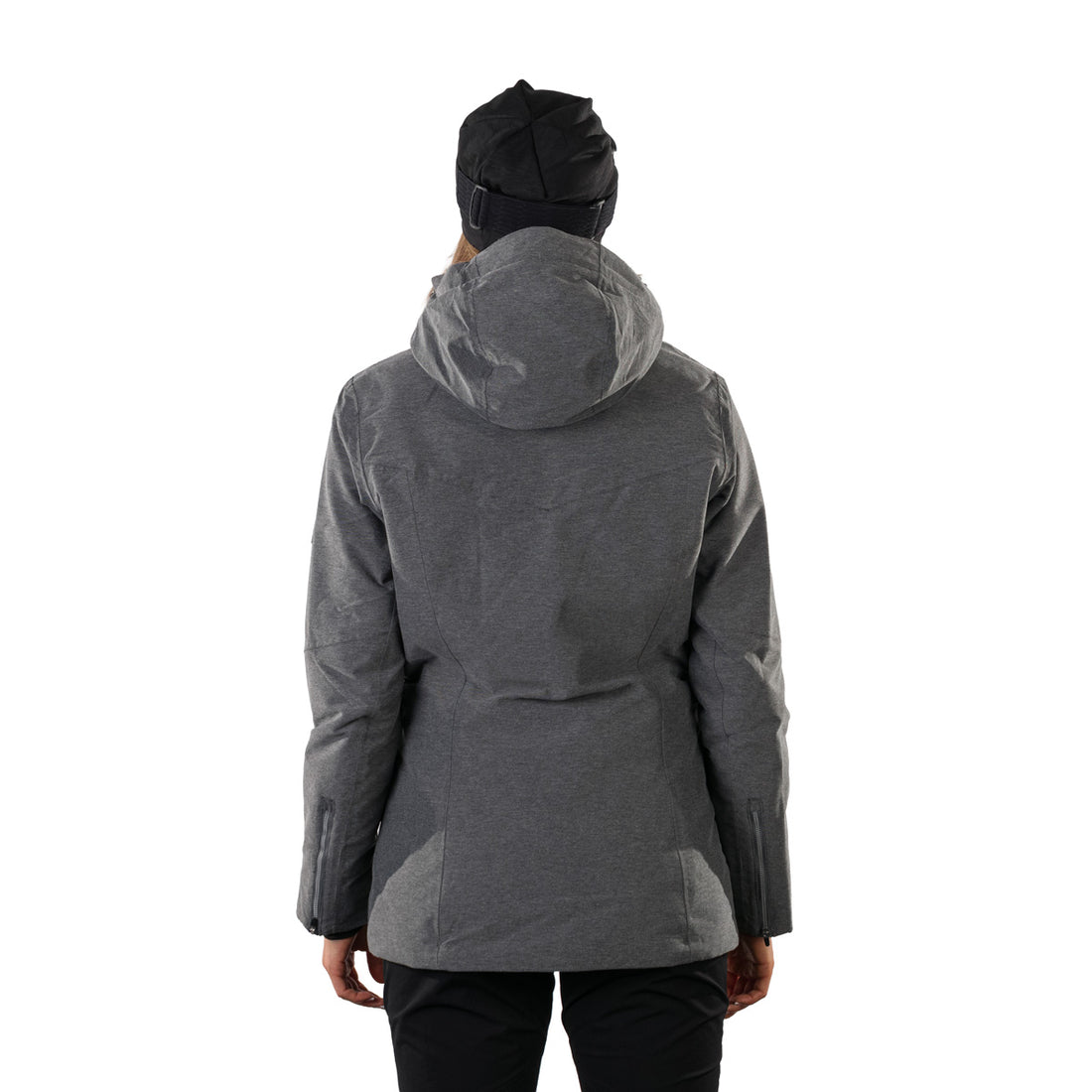 BU-62053SNW women's ski insulated melange jacket PATRICE