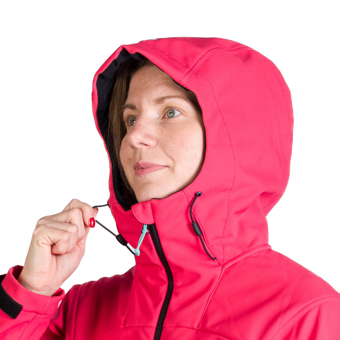 BU-6240OR women's outdoor hoody softshell jacket 3L TINA