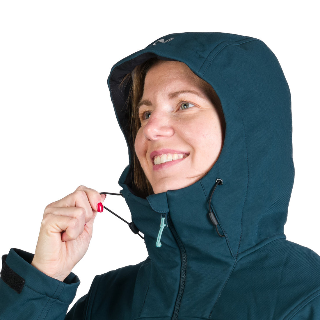 BU-6240OR women's outdoor hoody softshell jacket 3L TINA