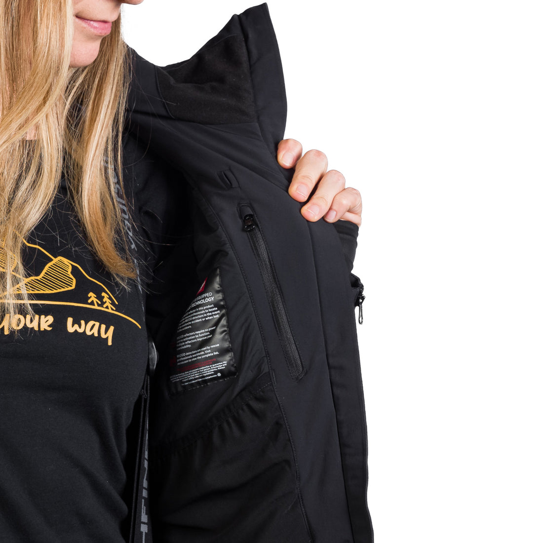 BU-6253SNW women's ski technical jacket fully featured DEBBY