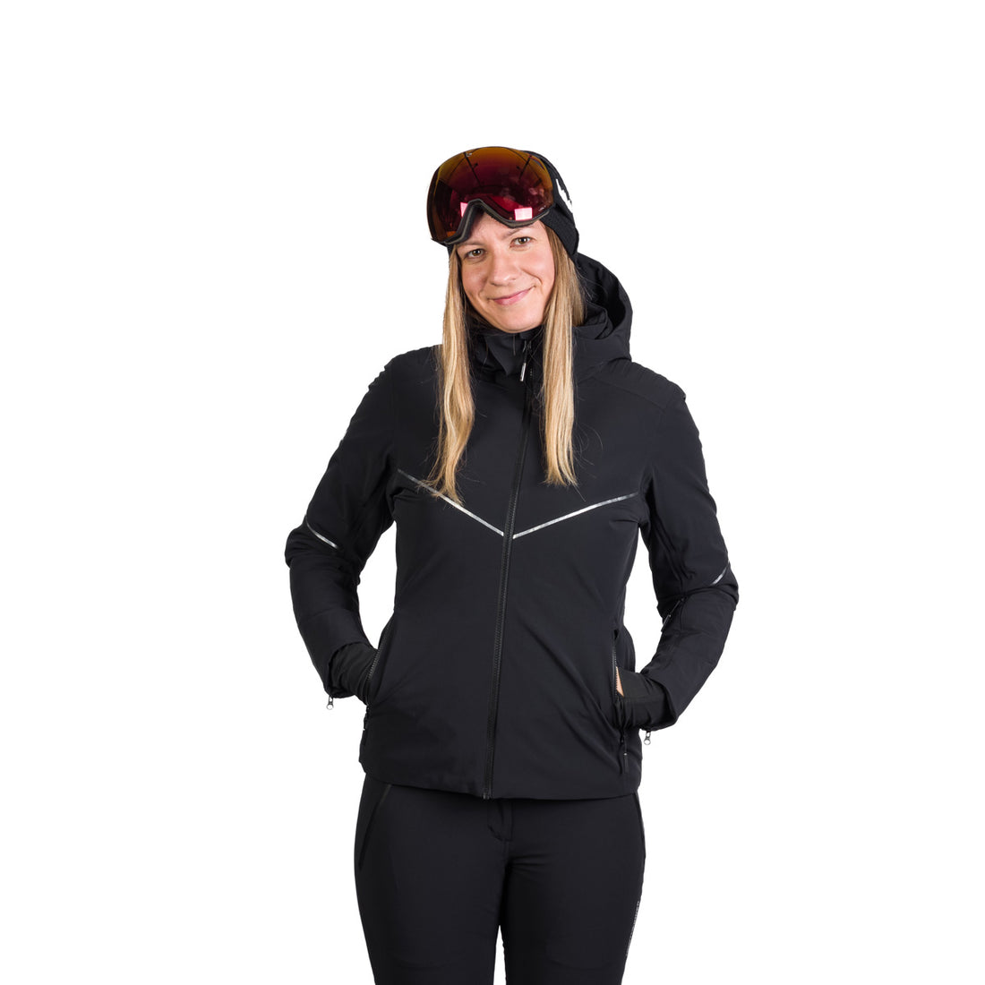BU-6253SNW women's ski technical jacket fully featured DEBBY