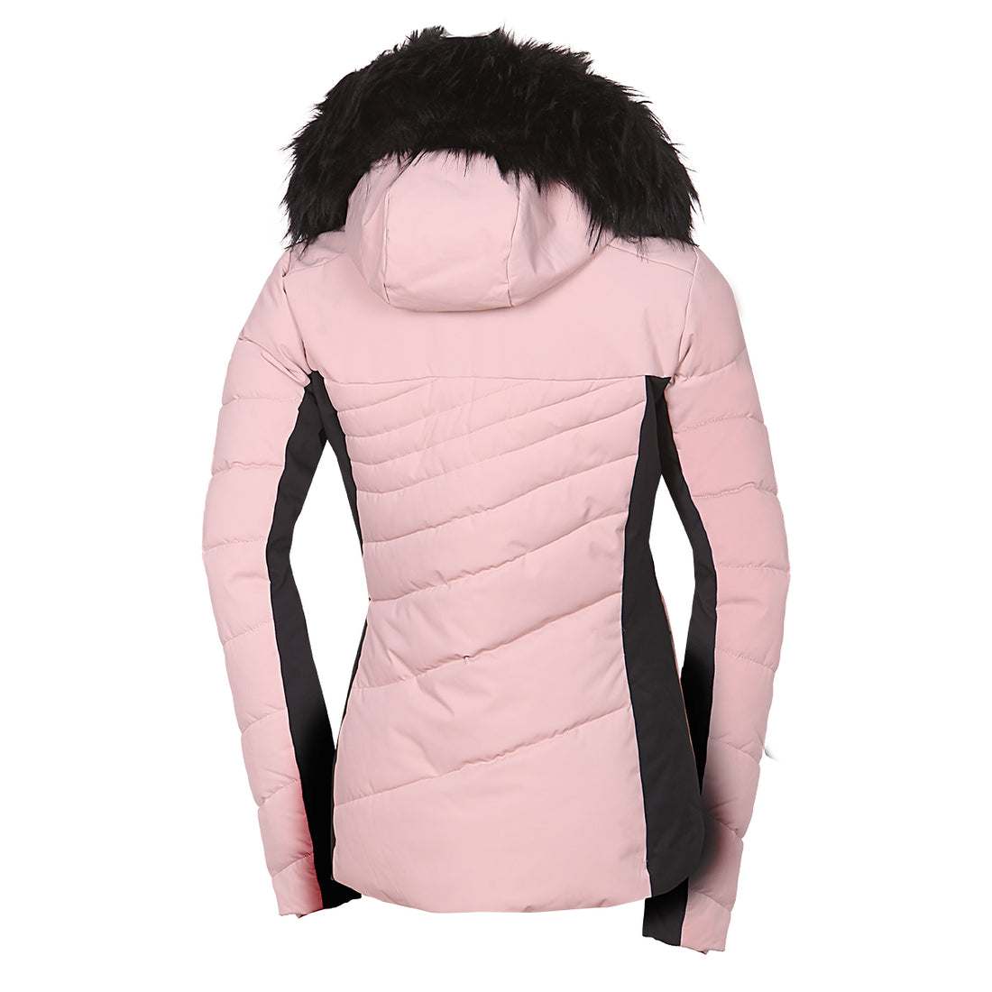 BU-6256SNW women's ski insulated trendy jacket with fur KELLIE