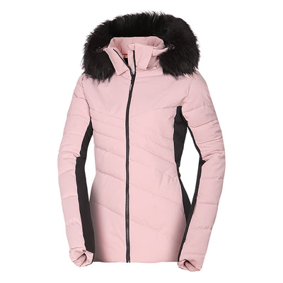BU-6256SNW women's ski insulated trendy jacket with fur KELLIE