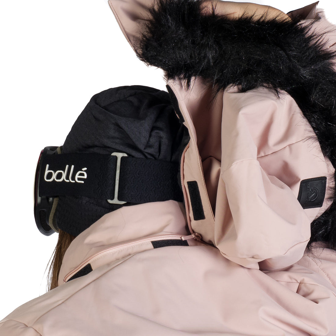 BU-6256SNW women's ski insulated trendy jacket with fur KELLIE