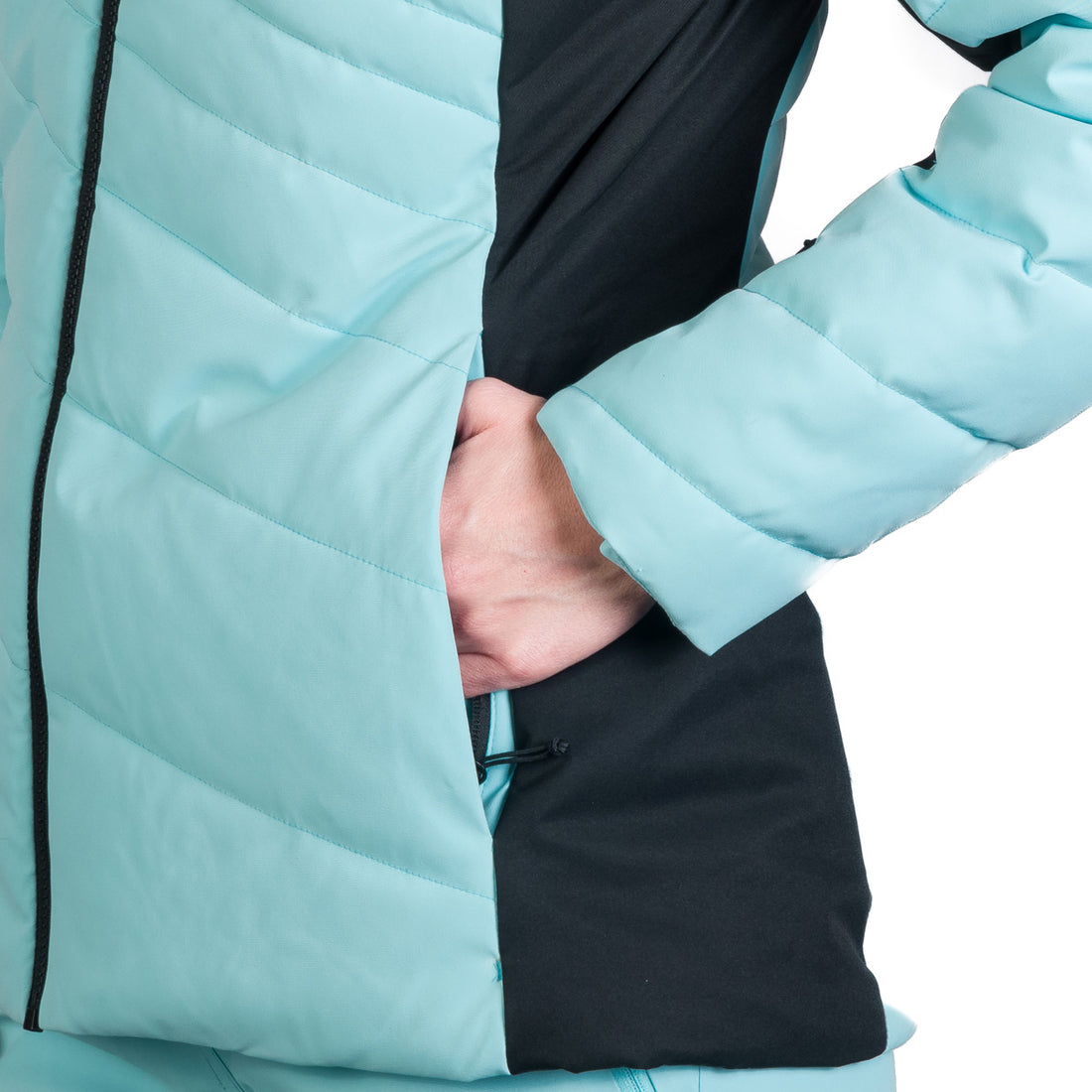 BU-6256SNW women's ski insulated trendy jacket with fur KELLIE