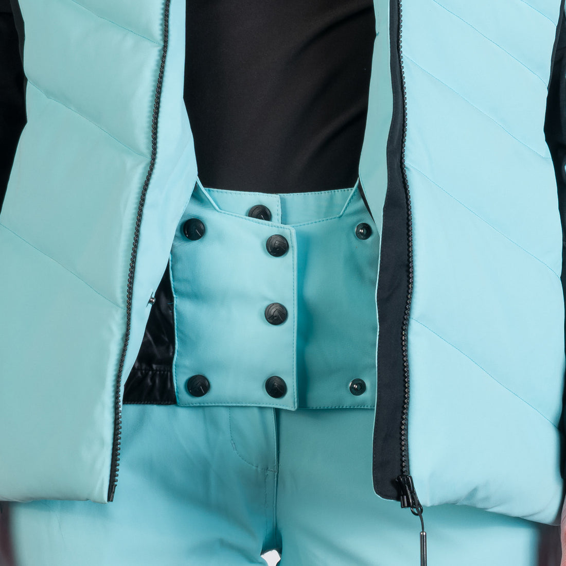 BU-6256SNW women's ski insulated trendy jacket with fur KELLIE