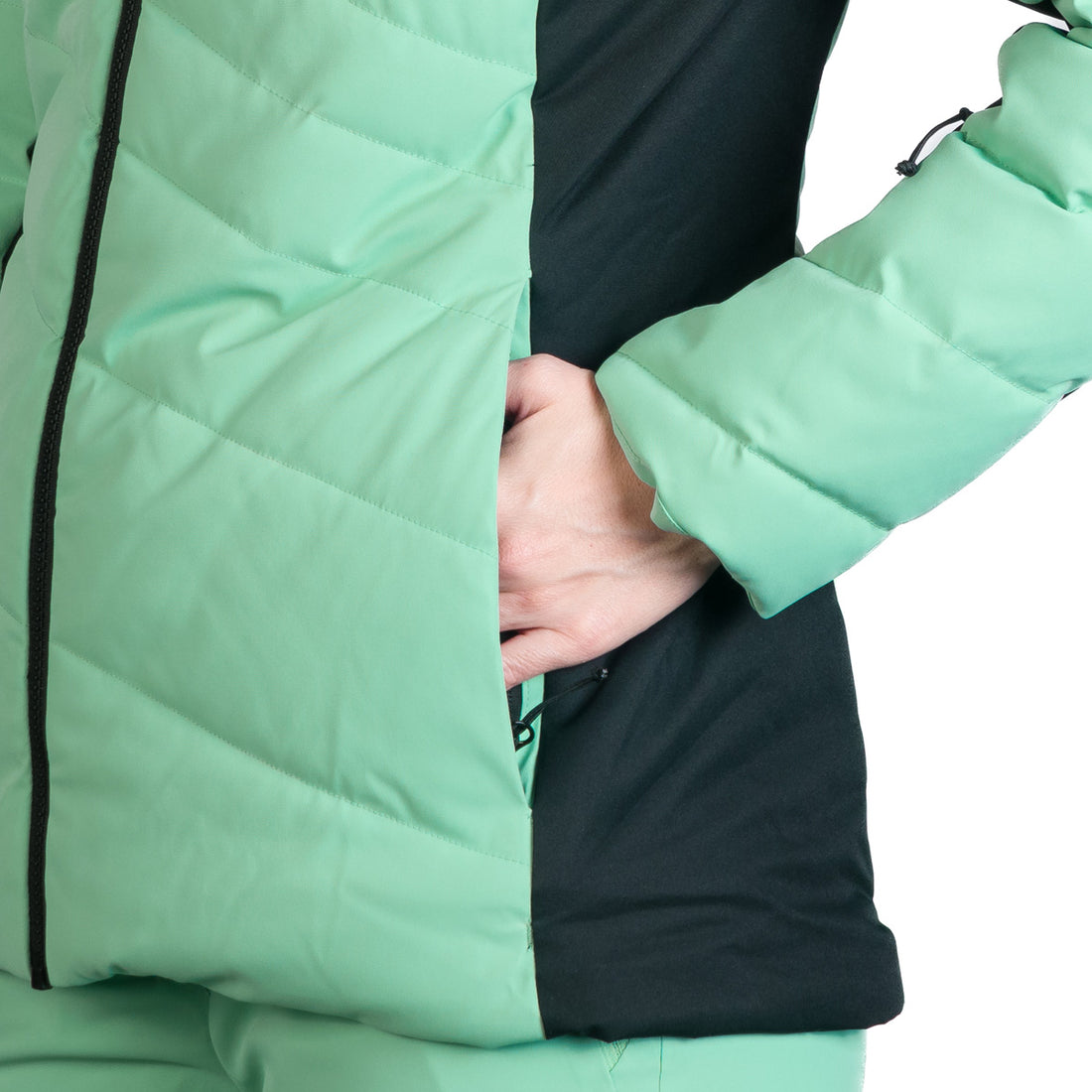 BU-6256SNW women's ski insulated trendy jacket with fur KELLIE