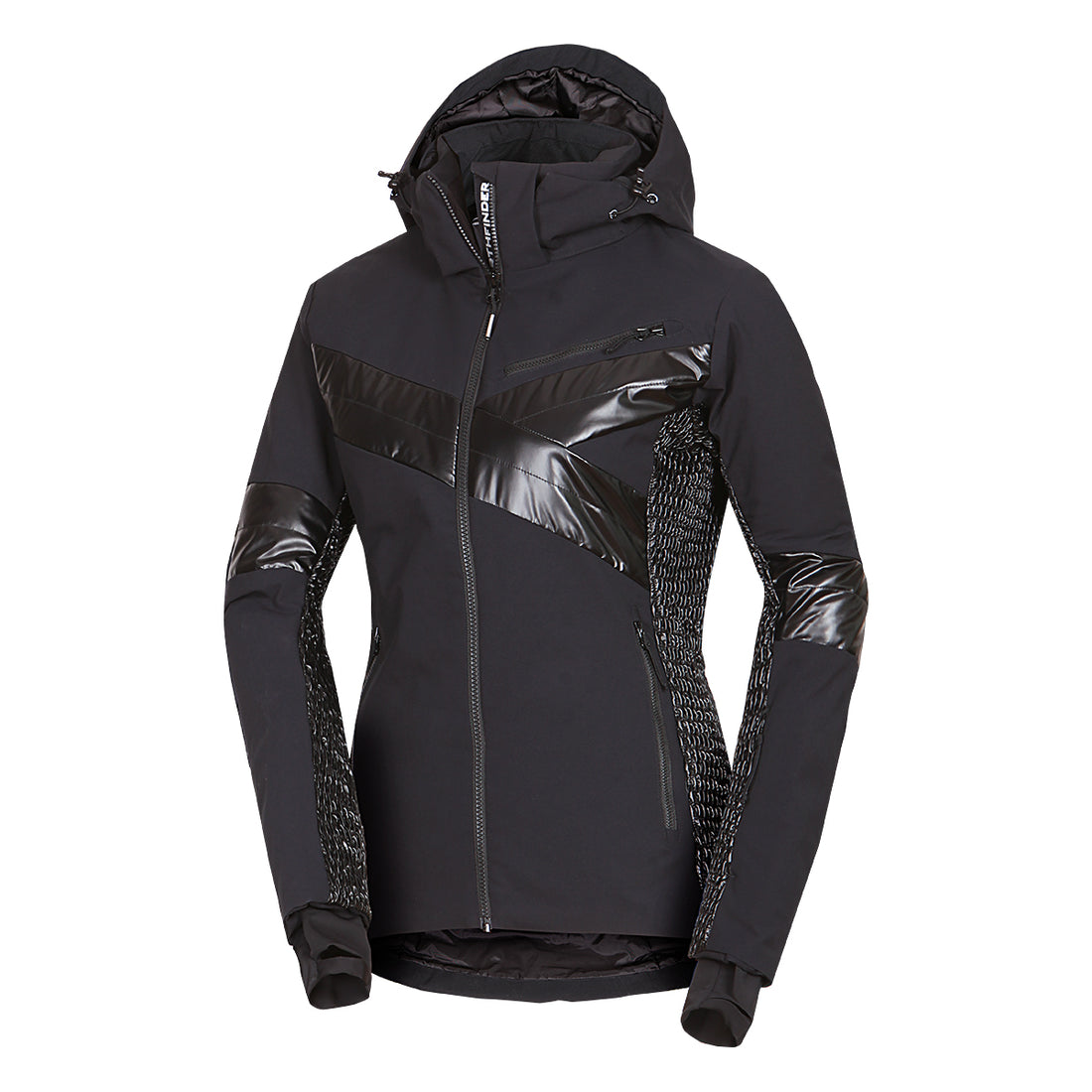 BU-6259SNW women ski trendy prolonged jacket LAURI