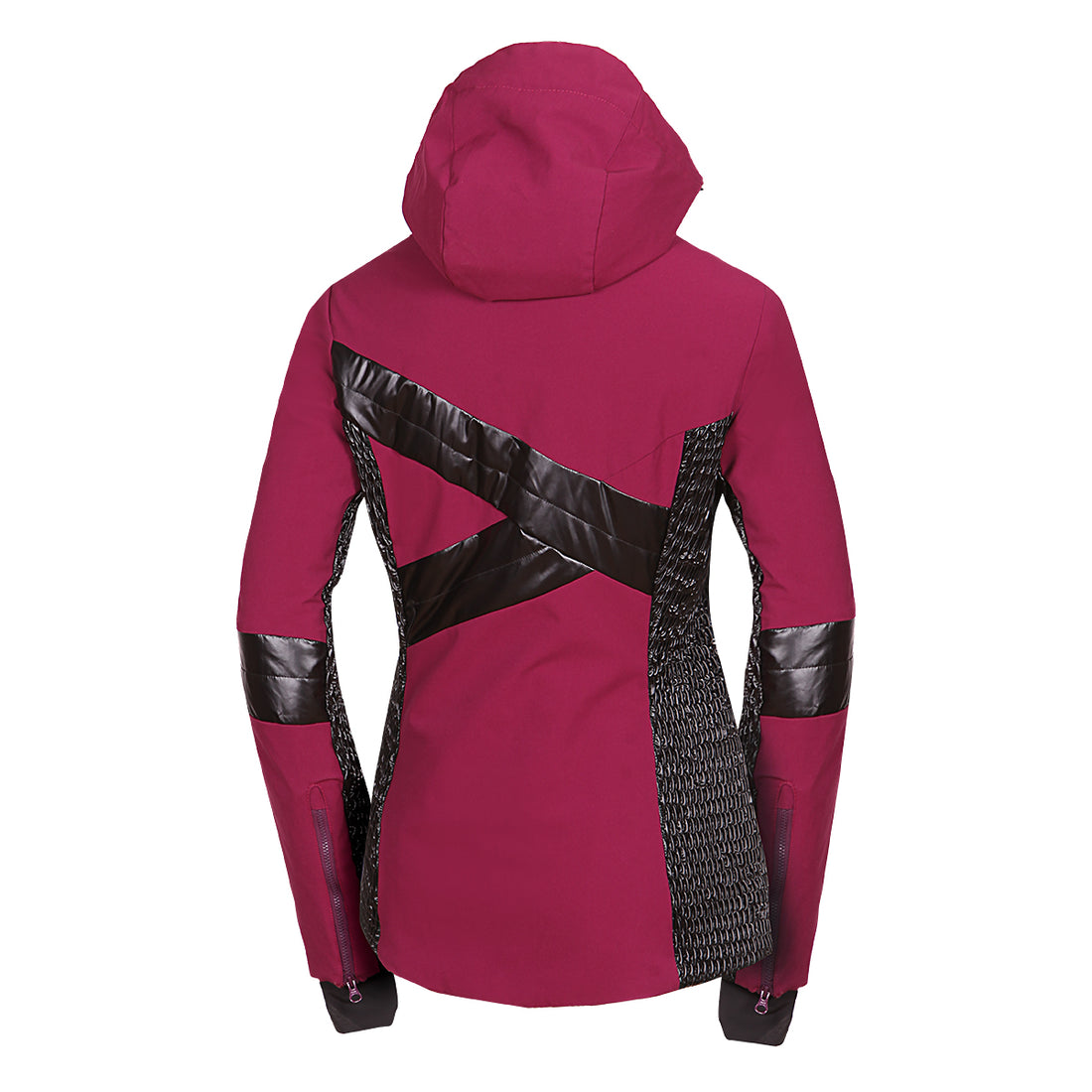 BU-6259SNW women ski trendy prolonged jacket LAURI