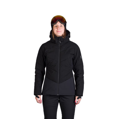 BU-6260SNW women's ski allover print insulated jacket LIZ
