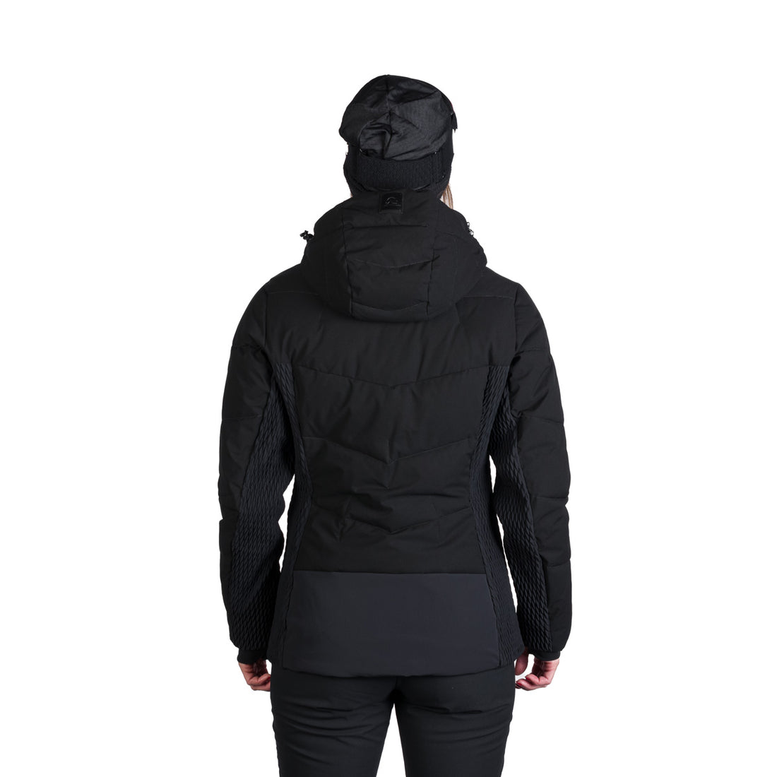 BU-6260SNW women's ski allover print insulated jacket LIZ