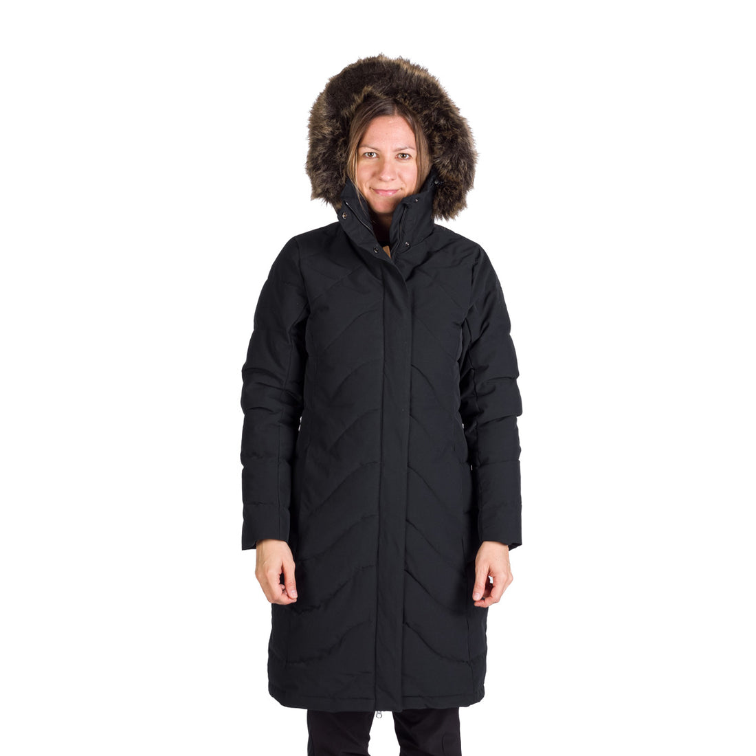BU-6263SP women's insulated jacket long style ROBIN