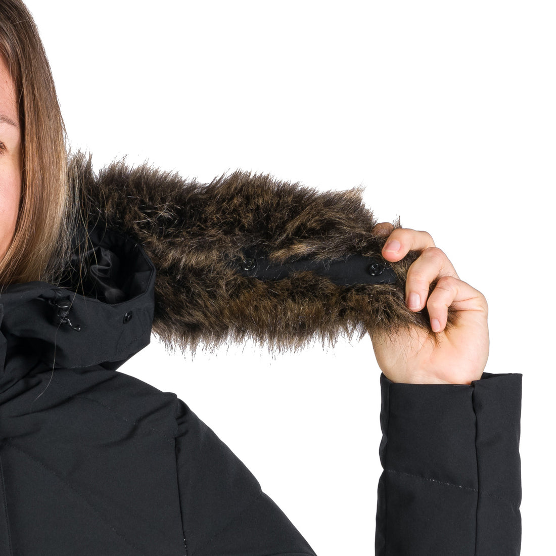 BU-6263SP women's insulated jacket long style ROBIN