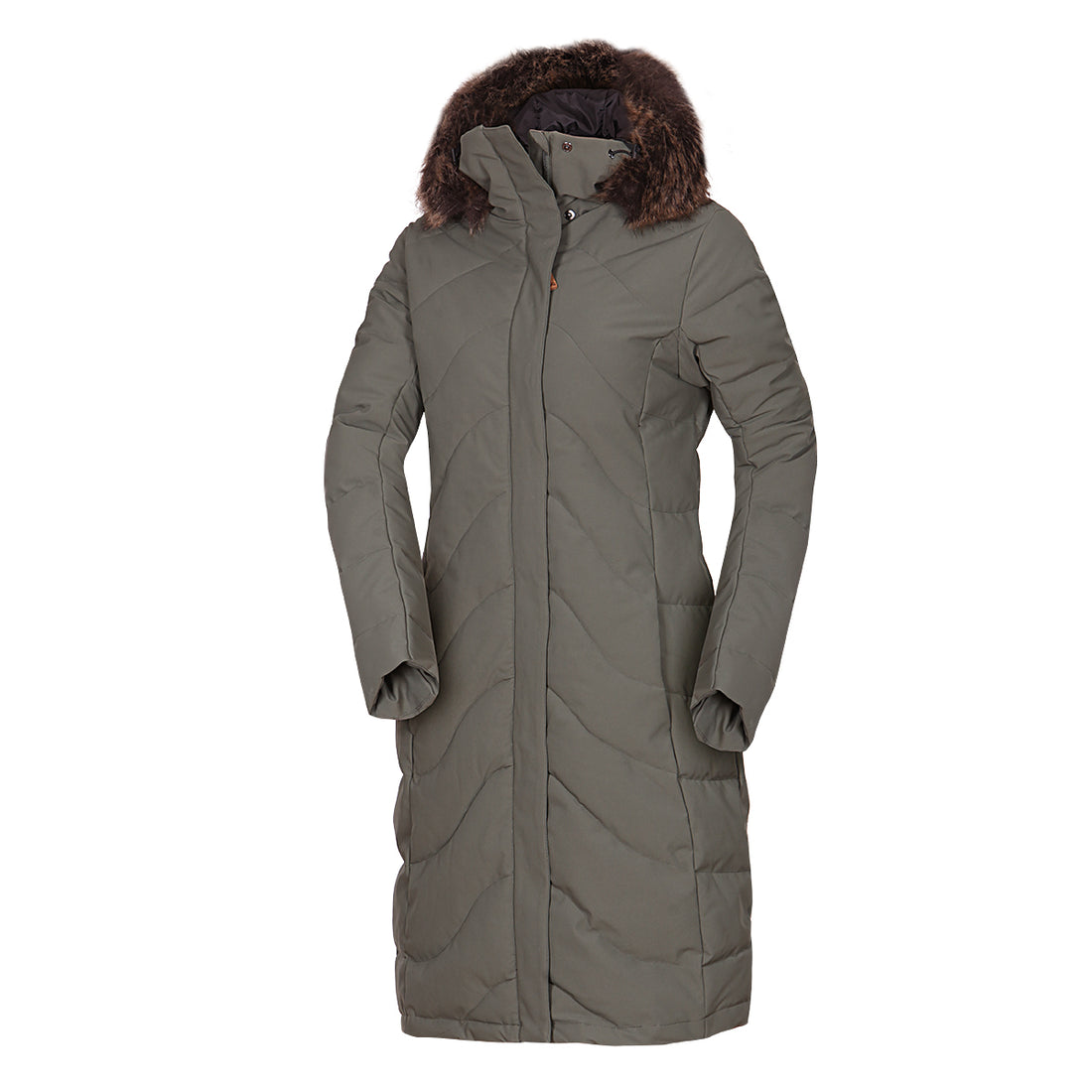 BU-6263SP women's insulated jacket long style ROBIN