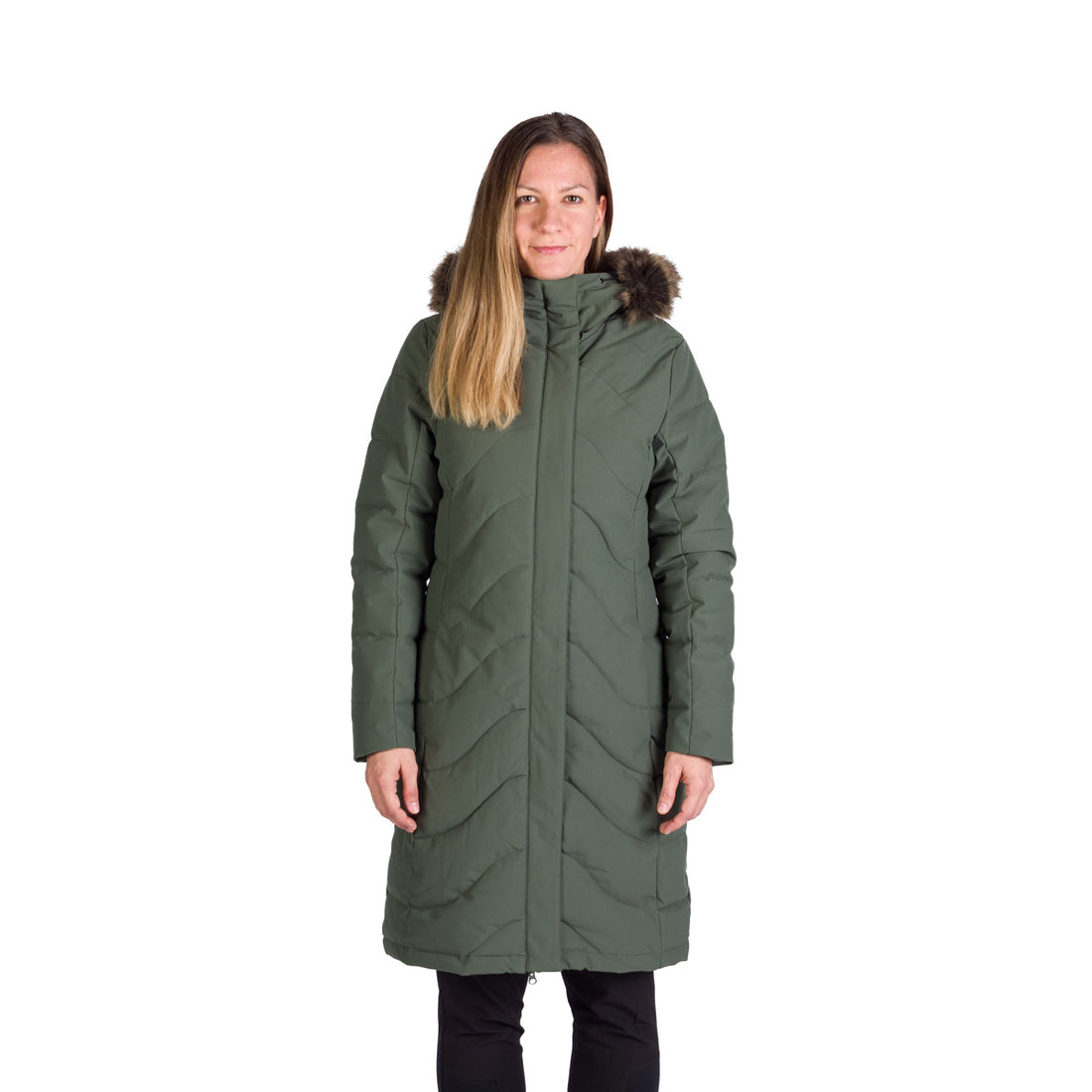 BU-6263SP women's insulated jacket long style ROBIN