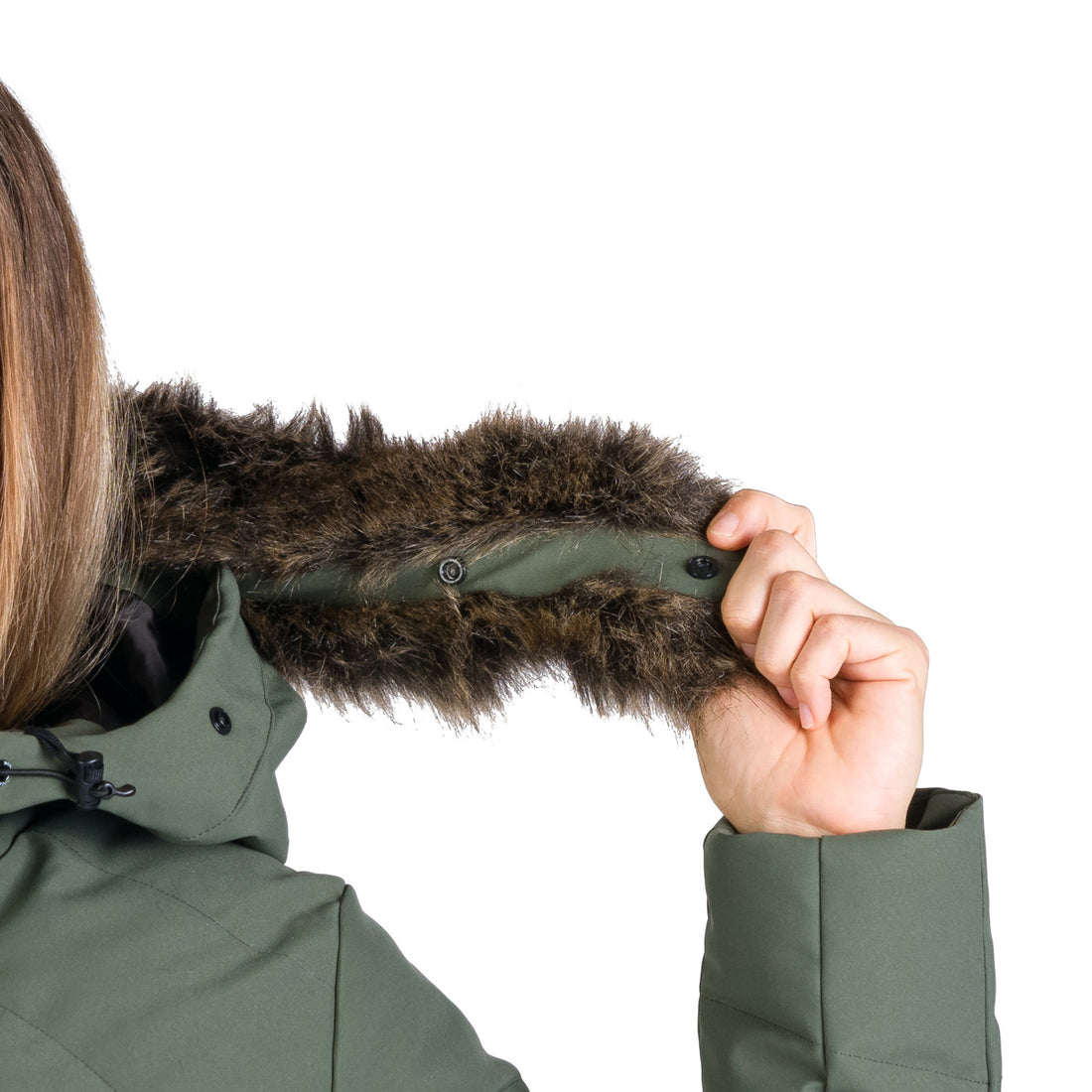 BU-6263SP women's insulated jacket long style ROBIN