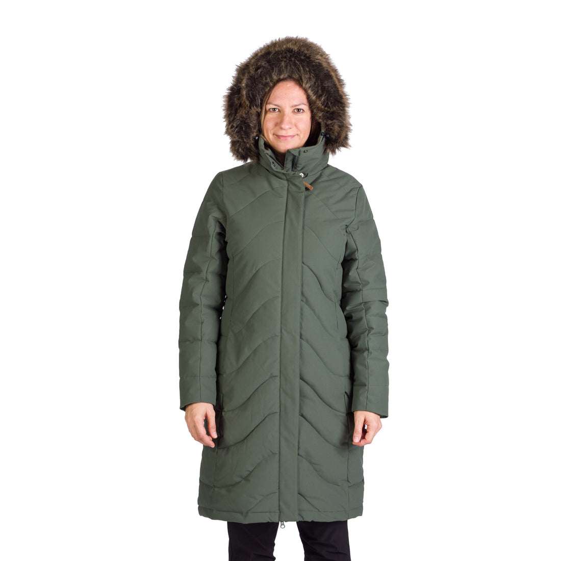 BU-6263SP women's insulated jacket long style ROBIN