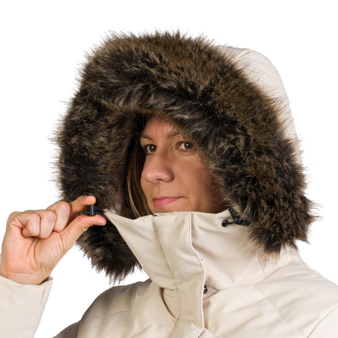 BU-6263SP women's insulated jacket long style ROBIN
