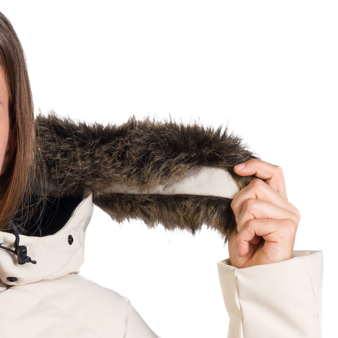 BU-6263SP women's insulated jacket long style ROBIN