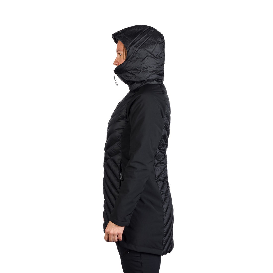 BU-6266SP women's trendy insulated jacket combined with softshell GINGER