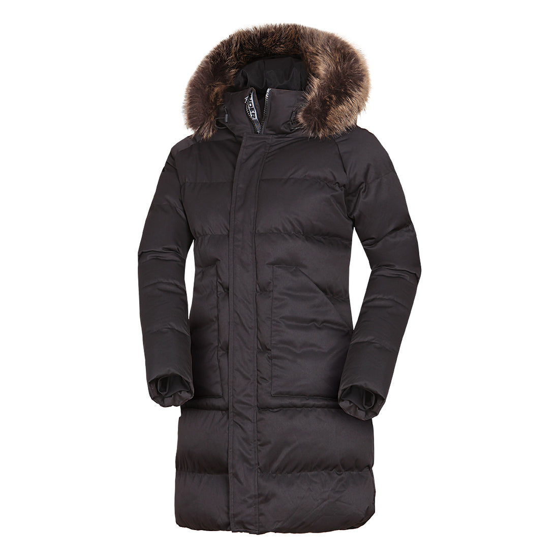 BU-6268SP women's sport insulated prolonged jacket with fur JODY