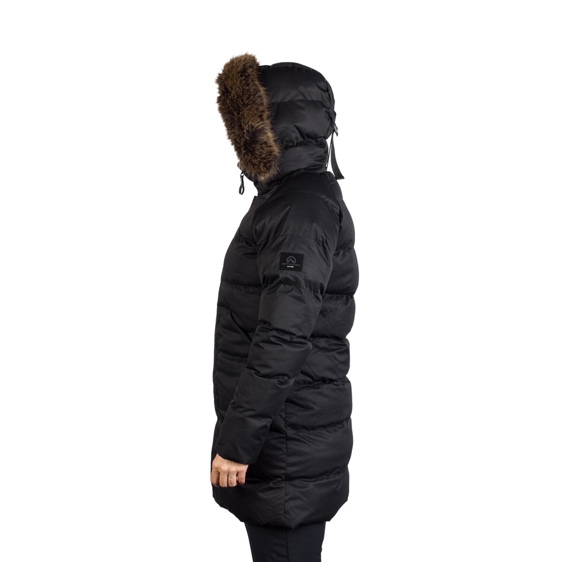 BU-6268SP women's sport insulated prolonged jacket with fur JODY