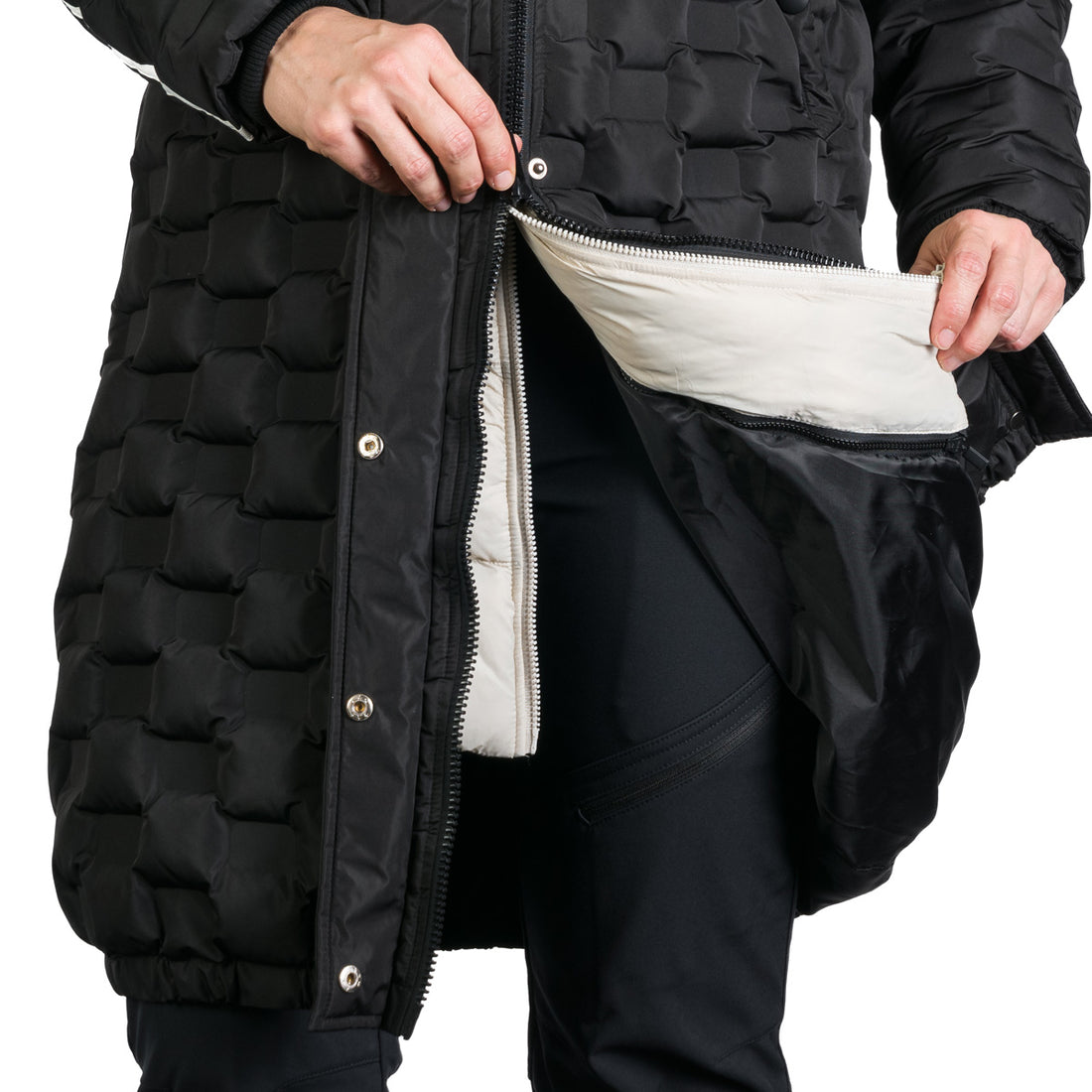 BU-6270SP woman´s sport like down jacket long style LAURIE