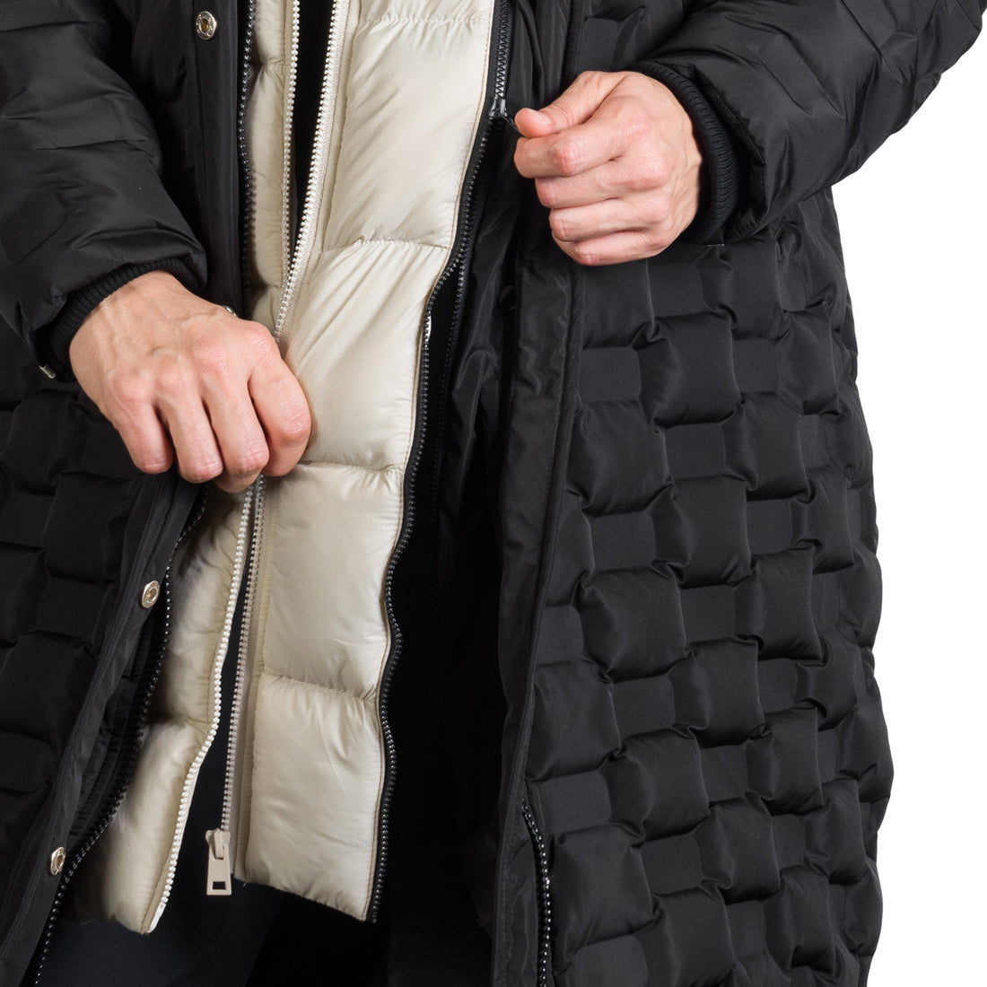 BU-6270SP woman´s sport like down jacket long style LAURIE