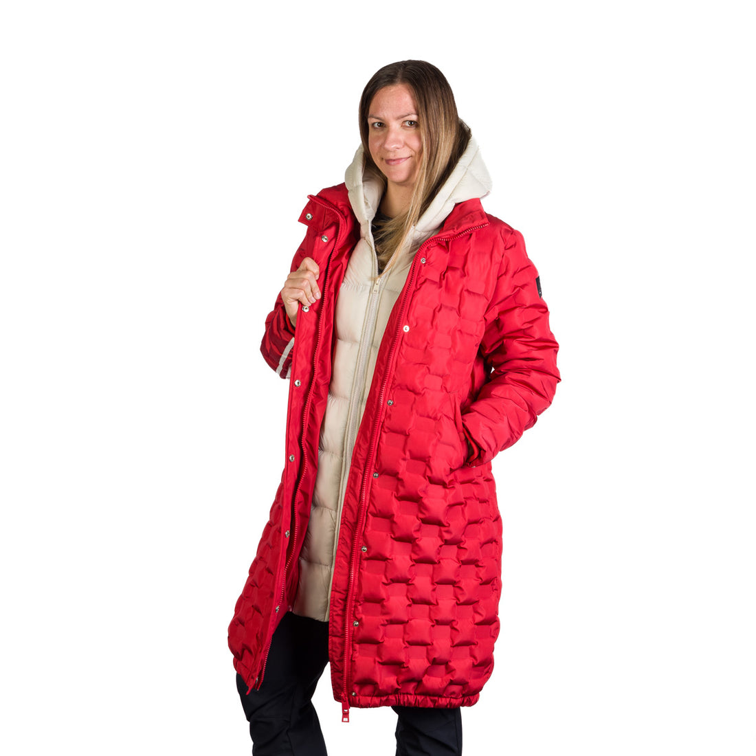 BU-6270SP woman´s sport like down jacket long style LAURIE
