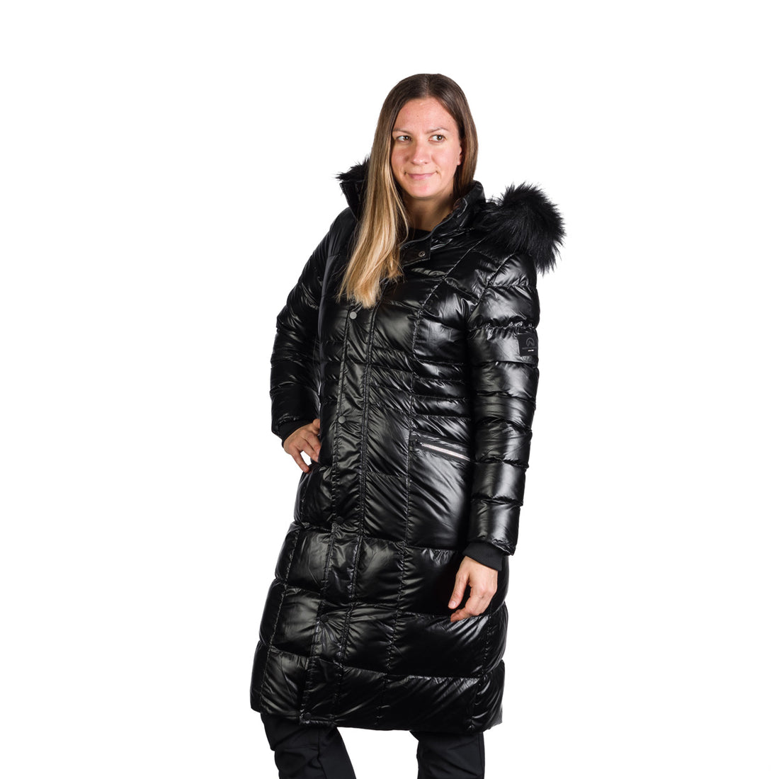 BU-6273SP women's long trendy insulated jacket STARLA