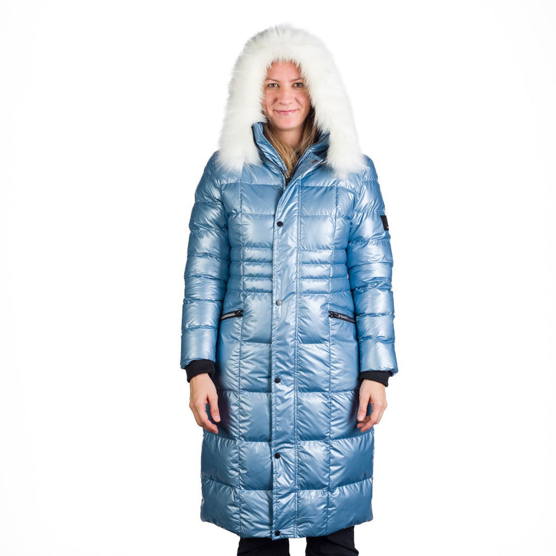BU-6273SP women's long trendy insulated jacket STARLA