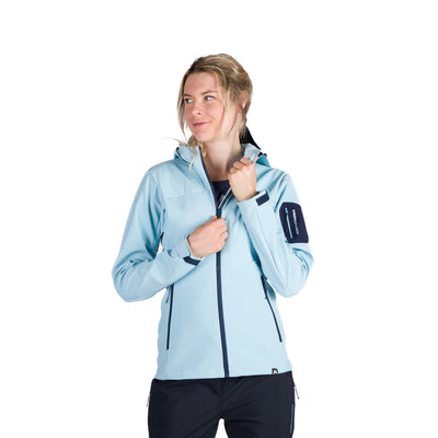 BU-6292OR women's outdoor hoody mountain softshell 3L jacket ANGIE