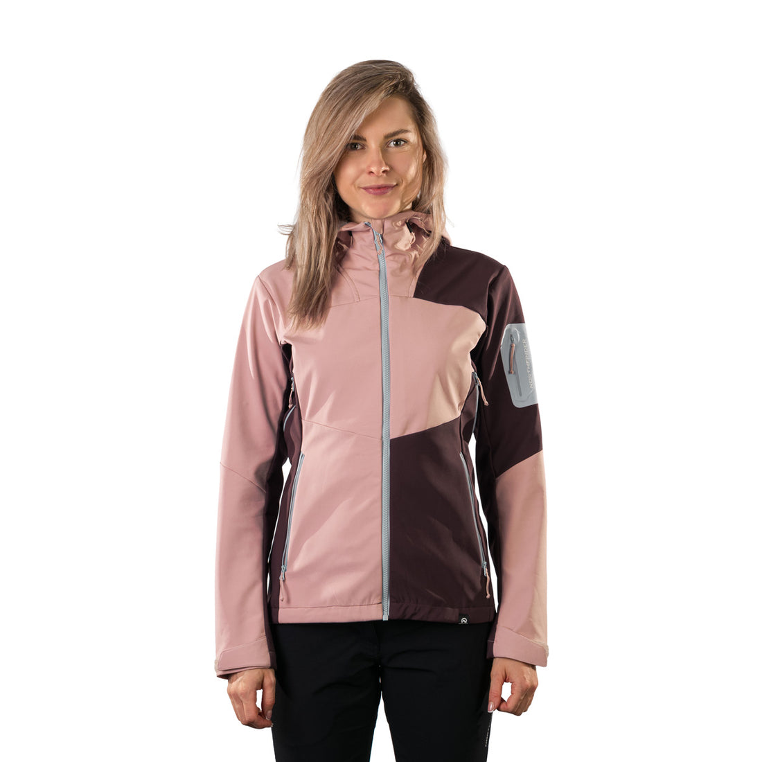 BU-6292OR women's outdoor hoody mountain softshell 3L jacket ANGIE