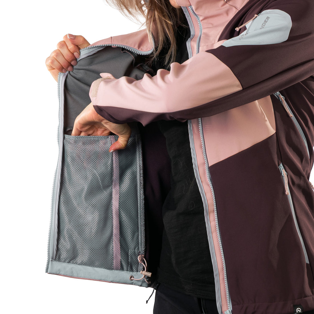 BU-6292OR women's outdoor hoody mountain softshell 3L jacket ANGIE