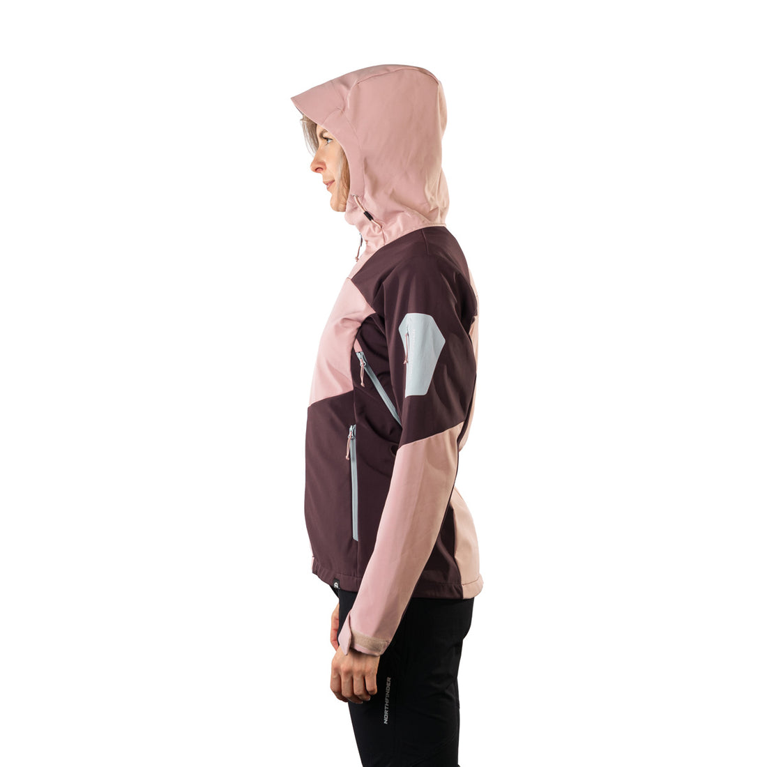 BU-6292OR women's outdoor hoody mountain softshell 3L jacket ANGIE